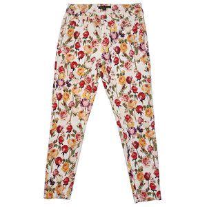 Boston Proper Glitter Rose Skinny Jeans